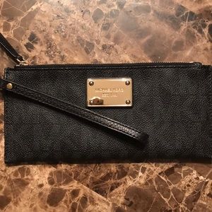 MK Black Wristlet